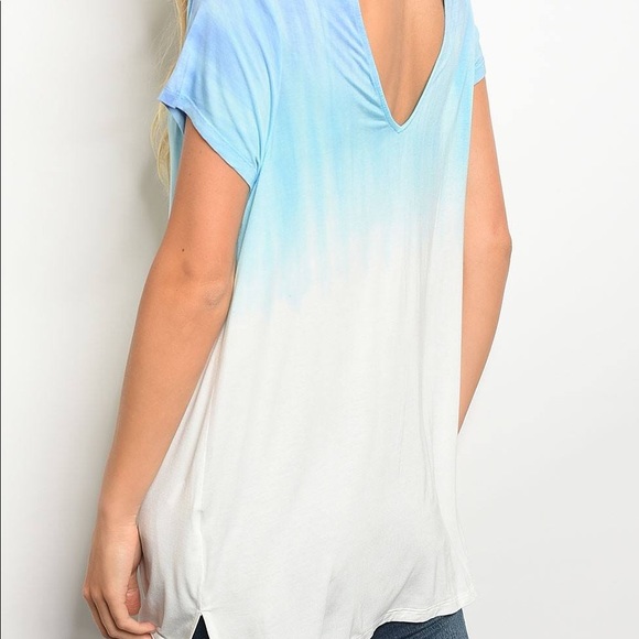 Blue White Boyfriend Top - Picture 2 of 3